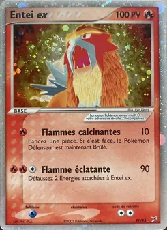 Entei ex, EX Team Magma vs Team Aqua Nº 91 Holo