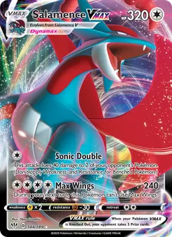 Salamence VMAX, Darkness Ablaze Nº 144 Holo