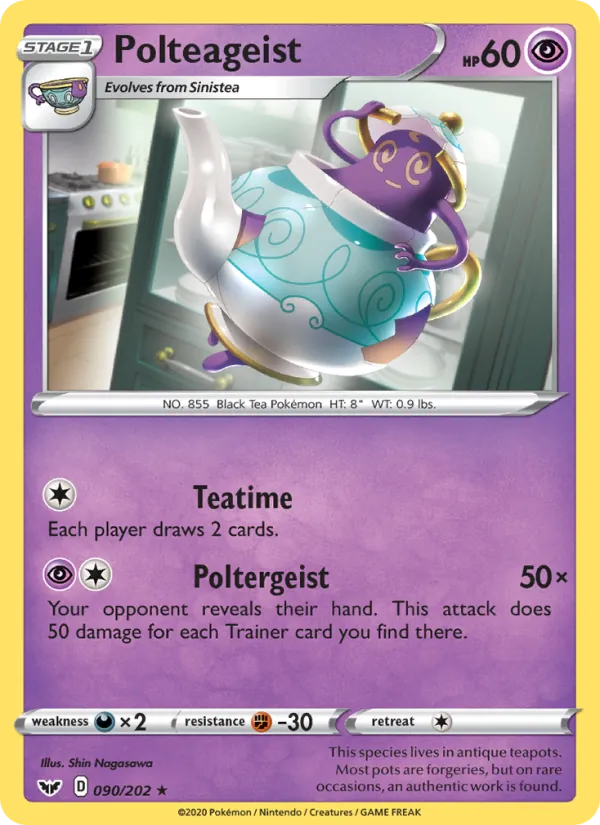 Polteageist, Sword & Shield Nº 90
