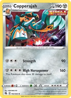 Copperajah, Fusion Strike No. 192 Normal