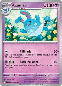 Azumarill, Forces Temporelles No. 065 Normal