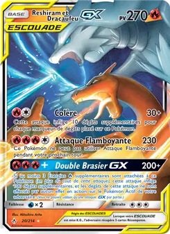 Reshiram et Dracaufeu GX, Alliance Infaillible No. 20 Normal