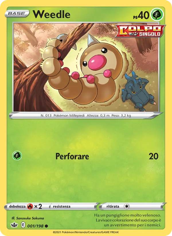 Weedle, Regno Glaciale No. 1