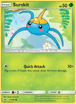 Surskit, Sun & Moon No. 7