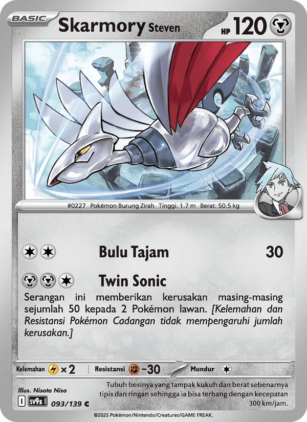 Skarmory <Steven>, Ikatan Takdir No. 093