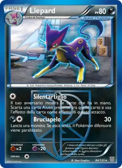 Liepard, Uragano Plasma Nº 84 Normal