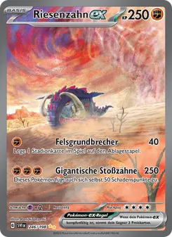 Riesenzahn-ex, Karmesin & Purpur Nº 246 Holo
