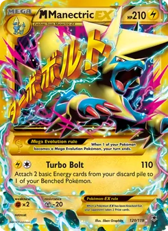M Manectric EX, Phantom Forces No. 120 Normal