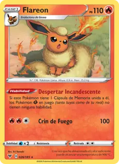 Flareon, Voltaje Vívido No. 26 Normal