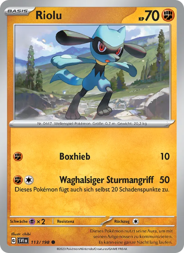 Riolu, Karmesin & Purpur No. 113