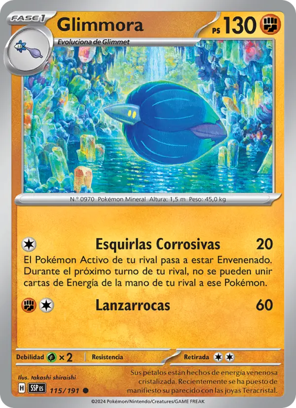 Glimmora, Chispas Fulgurantes No. 115