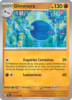 Glimmora, Chispas Fulgurantes No. 115 Normal