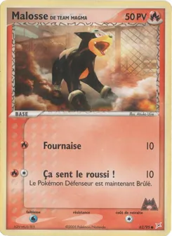 Malosse de Team Magma, EX Team Magma vs Team Aqua Nº 62 Normal