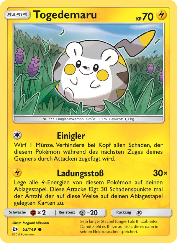 Togedemaru, Sonne & Mond Nº 53