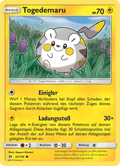 Togedemaru, Sonne & Mond No. 53 Normal