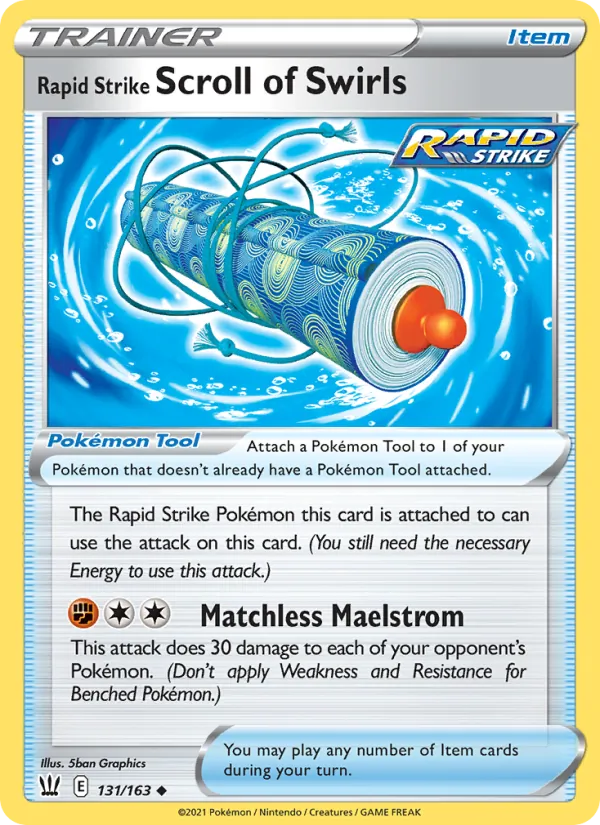 Rapid Strike Scroll of Swirls, Battle Styles No. 131