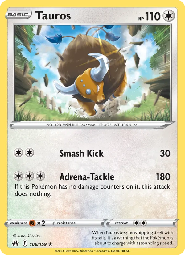 Tauros, Crown Zenith No. 106