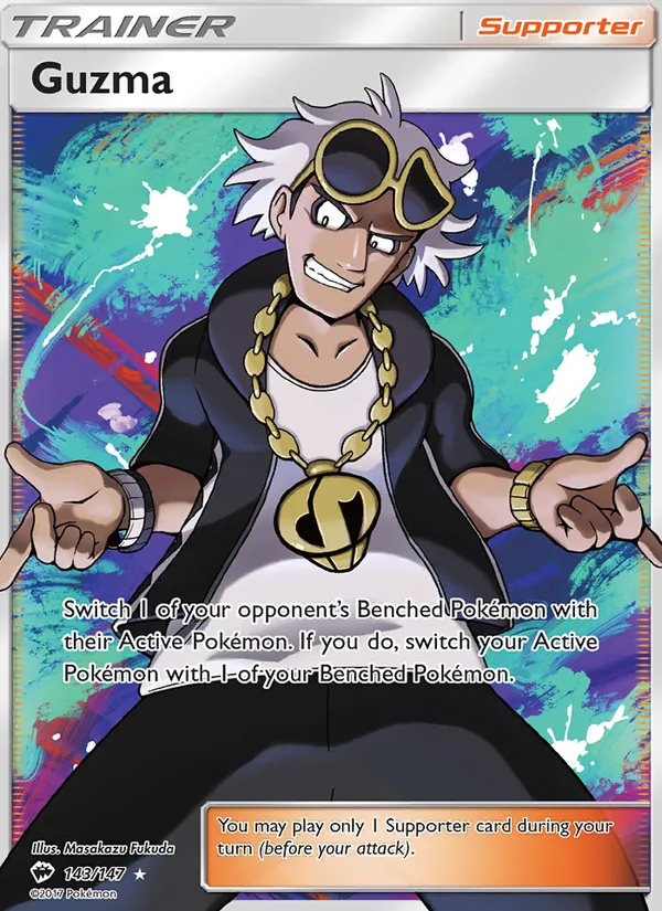 Guzma, Burning Shadows No. 143