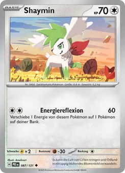 Shaymin, Prismatische Entwicklungen Nº 087 Normal