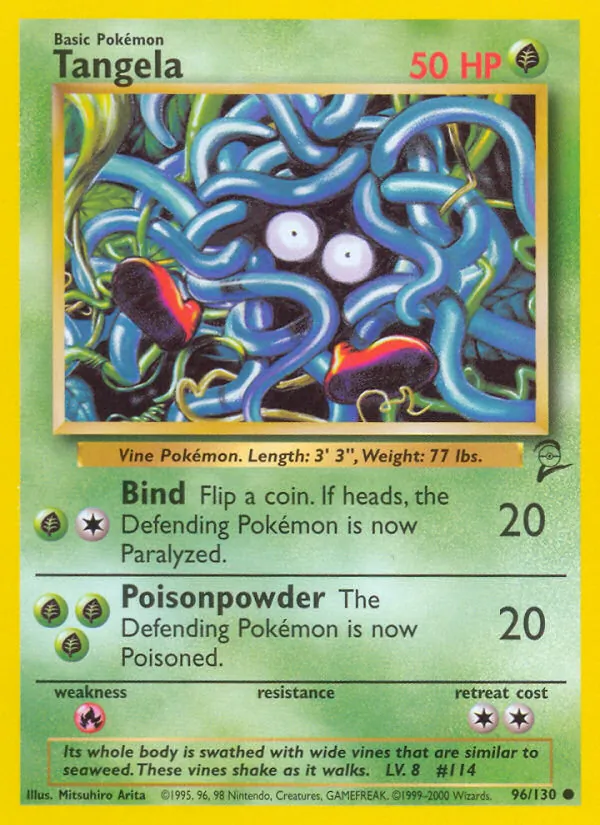 Tangela, Base Set 2 No. 96