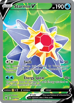 Starmie V, Astral Radiance Nº 166 Holo
