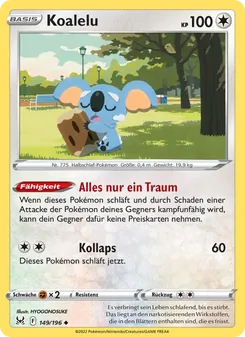 Koalelu, Verlorener Ursprung Nº 149 Normal
