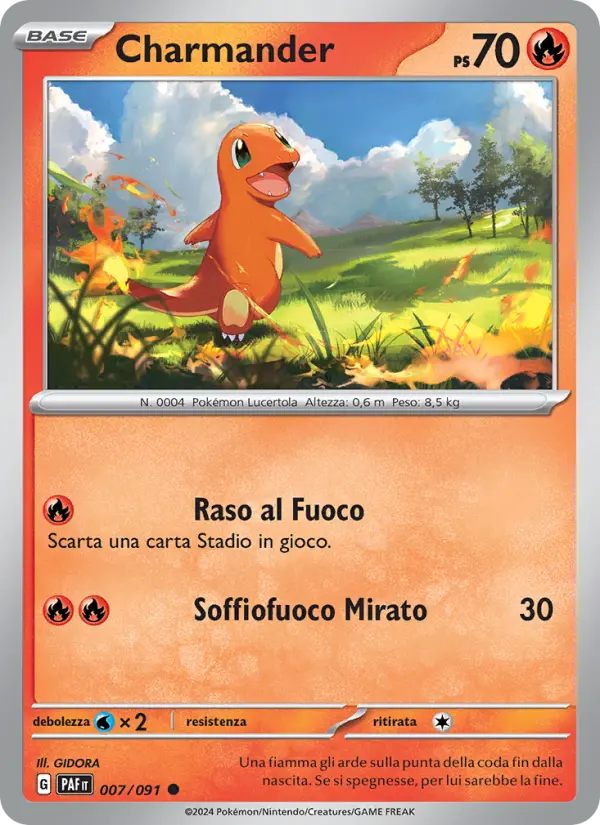 Charmander, Destino di Paldea Nº 007