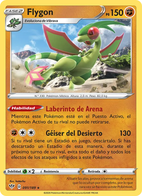 Flygon, Oscuridad Incandescente No. 91
