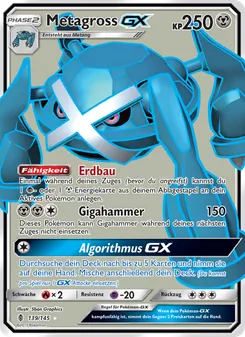 Metagross GX, Stunde der Wächter No. 139 Normal