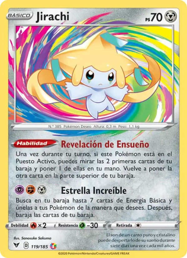 Jirachi, Voltaje Vívido No. 119