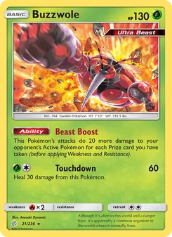 Buzzwole, Cosmic Eclipse Nº 21 Normal
