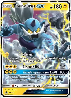 Thundurus GX, SM Black Star Promos No. SM133 Normal