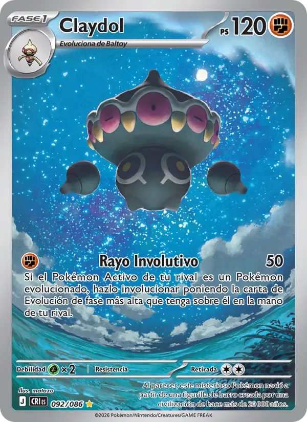 Claydol, Caos Creciente Nº 092