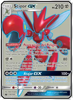 Scizor GX, Tormenta Celestial No. 158 Normal