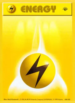 Lightning Energy, Base Set No. 100 Normal