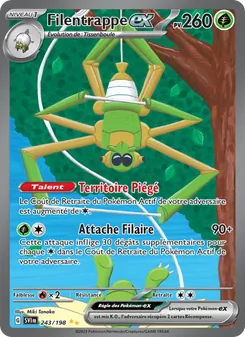 Filentrappe-ex, Écarlate et Violet Nº 243 Holo