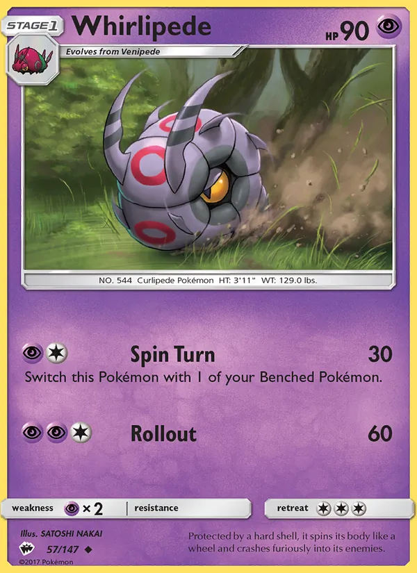 Whirlipede, Burning Shadows Nº 57