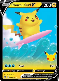 Pikachu Surf V, Celebraciones No. 8 Holo