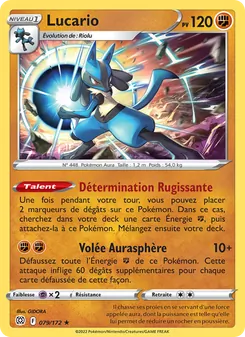 Lucario, Stars Étincelantes No. 079 Holo