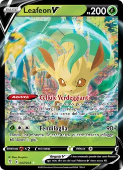 Leafeon V, Evoluzioni Eteree Nº 7 Holo