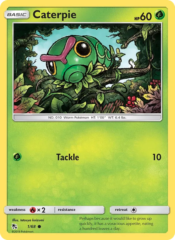 Caterpie, Hidden Fates No. 1