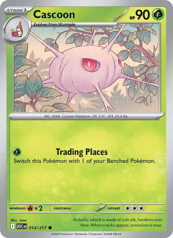 Cascoon, Ascended Heroes No. 014