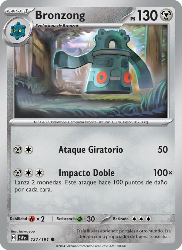 Bronzong, Chispas Fulgurantes No. 127