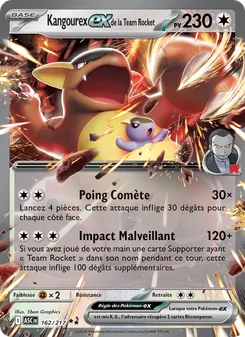 Kangourex-ex de la Team Rocket, Héros Transcendants Nº 162 Holo