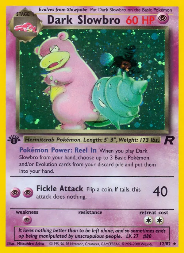 Dark Slowbro, Team Rocket No. 12