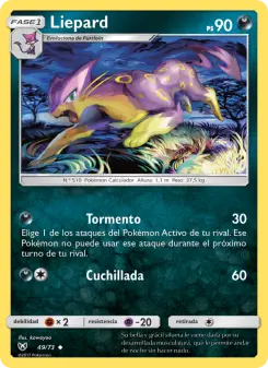Liepard, Leyendas Luminosas Nº 49 Normal