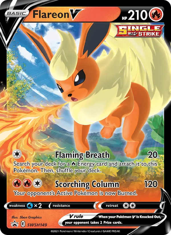 Flareon V, SWSH Black Star Promos No. SWSH149