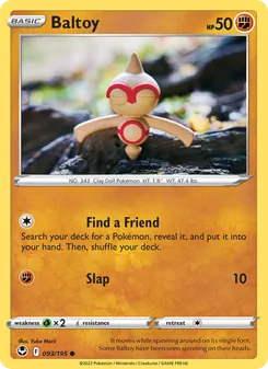 Baltoy, Silver Tempest Nº 093 Normal