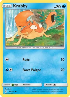 Krabby, Alliance Infaillible No. 46 Normal