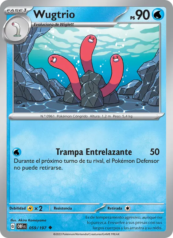 Wugtrio, Llamas Obsidianas No. 059